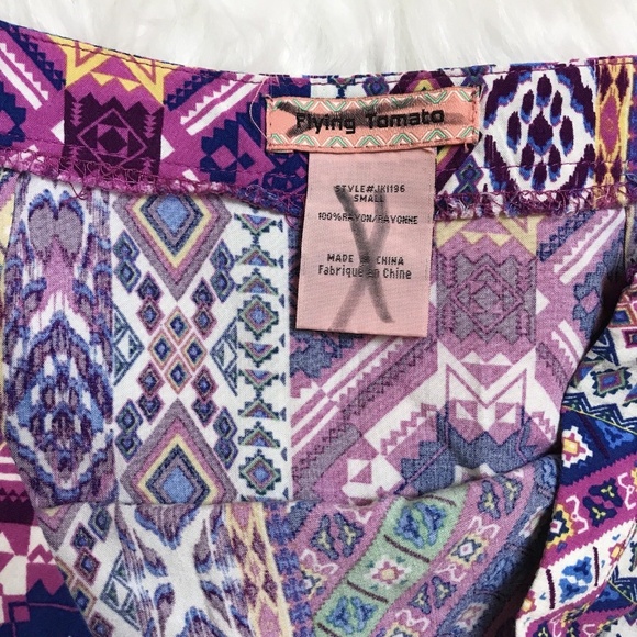 Flying Tomato Maxi Skirt Aztec Print - Picture 4 of 5